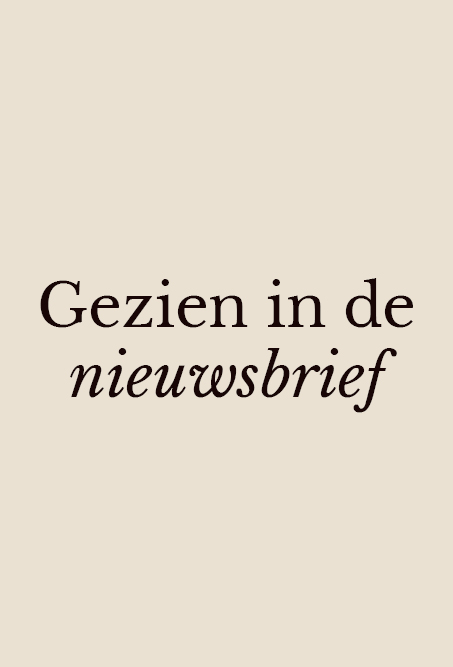 Gezien in de nieuwsbrief